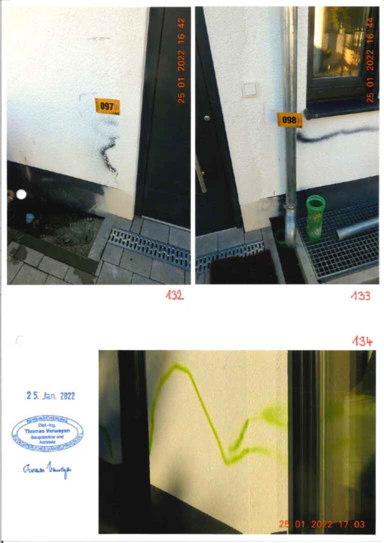 Baugutachter Team Verweyen & Partner Beispiel: Fotodokumentation Mängelprotokoll, Seite 45