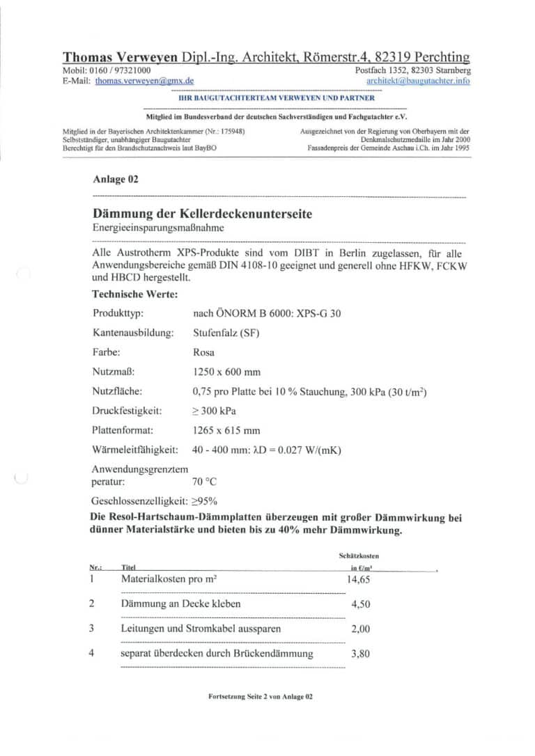 Baugutachter Team Verweyen & Partner Beispiel: Wertgutachten, Seite 10