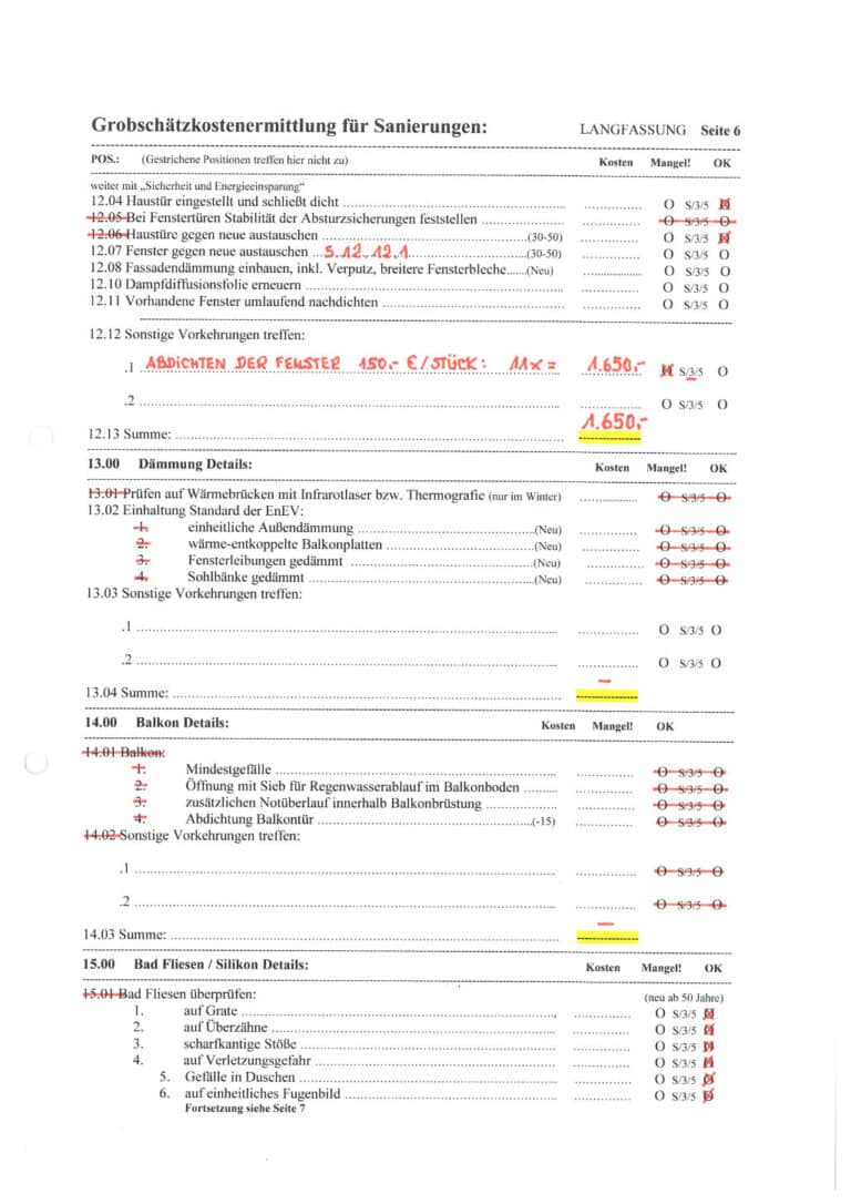 Baugutachter Team Verweyen & Partner Beispiel: Wertgutachten, Seite 18