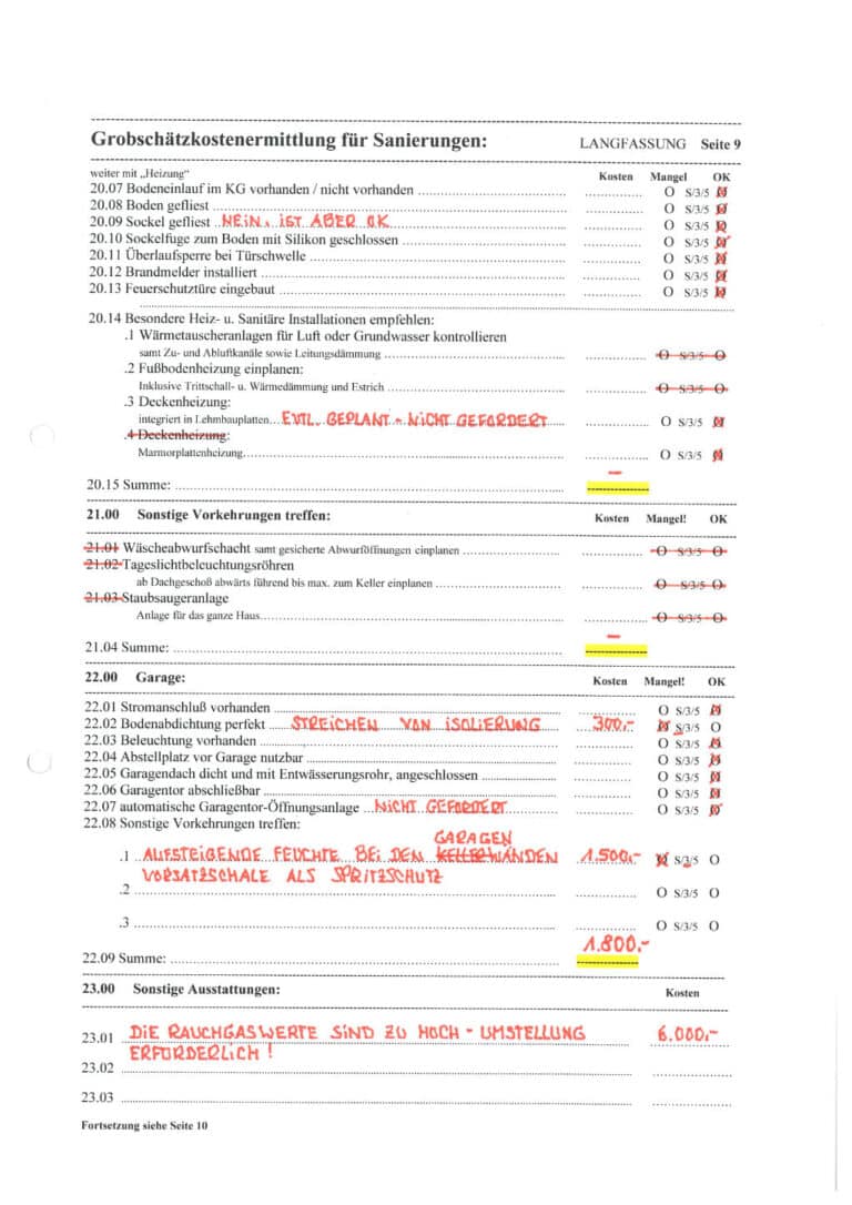 Baugutachter Team Verweyen & Partner Beispiel: Wertgutachten, Seite 21